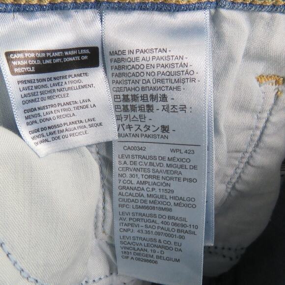 Levis Classic Straight Leg Jeans Size 4 Mid Rise Jeans 27" - Picture 7 of 8